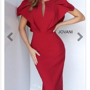 Jovani Burgundy Dress
